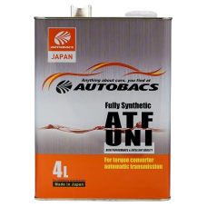 Жидкость трансмиссионная Autobacs ATF UNI Fully Synthetic  (4л)
