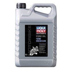Синтетическое масло для вилок и амортизаторов Liqui Moly Motorbike Fork Oil Medium 10W (5л)