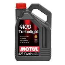 Моторное масло Motul 4100 Turbolight 10W-40 (4л)