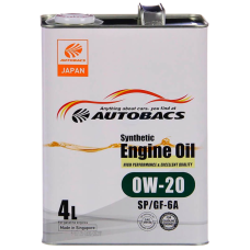 Моторное масло 0W-20 AUTOBACS ENGINE OIL SYNTHETIC API SP ILSAC GF-6 (4л)